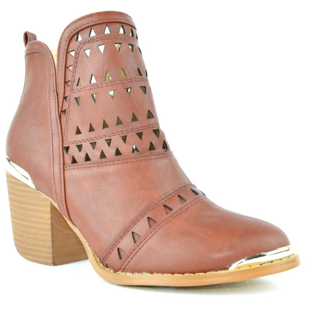 BLOCK HEELED BOOTIES - Picture 2 of 4